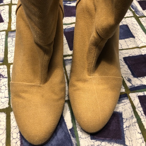 Rag & Bone canvas newbury booties EUC size 41 Us10 - Picture 3 of 7